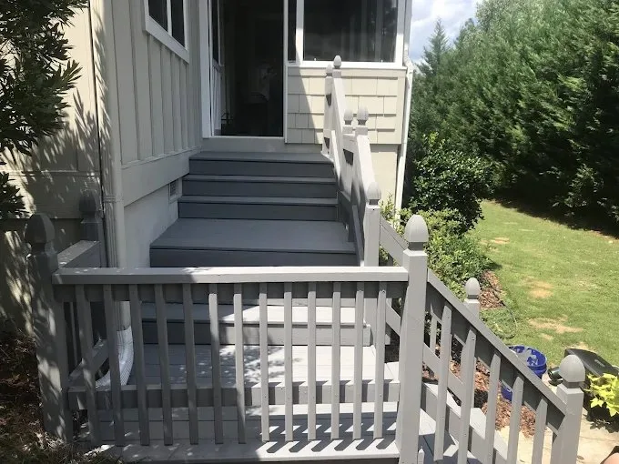 Painted Deck & Steps